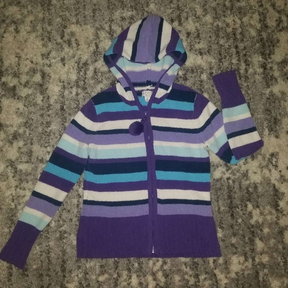 Childrens Place Purple Sweater size M 7/8 EUC